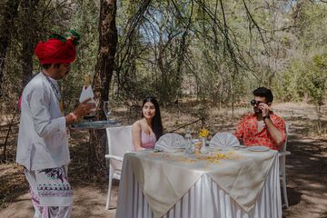 Couples dining