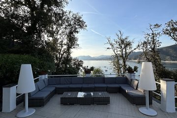 Outdoor wedding area