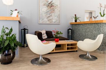 Lobby sitting area