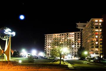 Front of property - evening/night