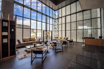 Lobby sitting area