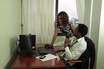 In-room business center