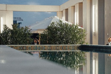 Rooftop pool