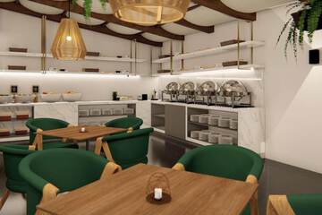 Breakfast area
