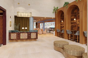 Lobby sitting area
