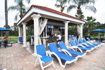 Poolside bar