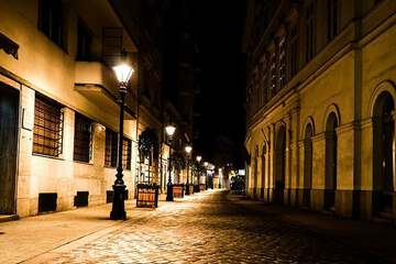 Front of property - evening/night