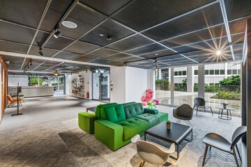 Lobby sitting area