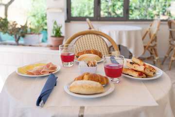 Breakfast buffet
