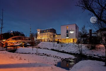 Front of property - evening/night