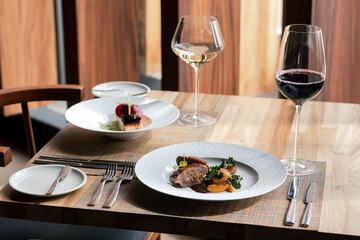 Couples dining