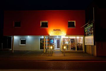 Front of property - evening/night