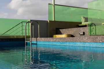 Rooftop pool