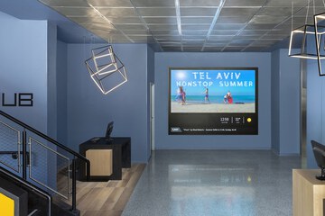 Interior entrance