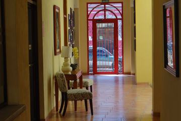 Interior entrance