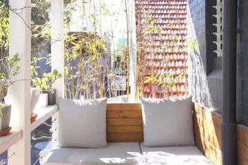 outside
