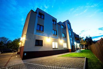 Front of property - evening/night