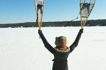 Snowshoeing