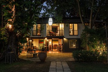 Front of property - evening/night