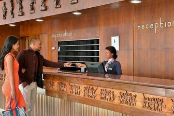 Check-in/check-out kiosk