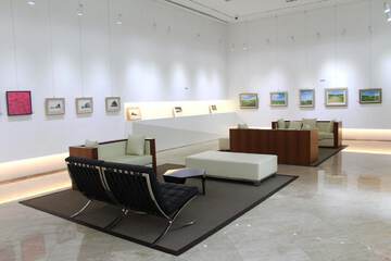 Lobby sitting area
