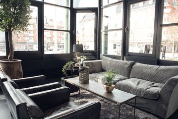 Lobby sitting area
