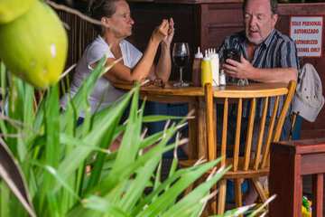 Couples dining