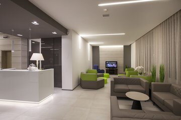 Lobby sitting area