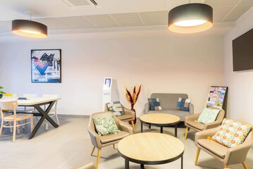Lobby sitting area