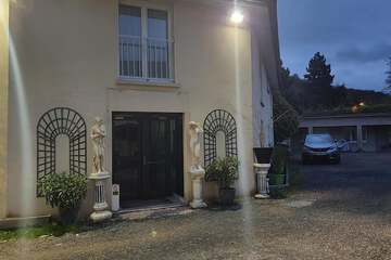 Front of property - evening/night