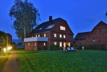 Front of property - evening/night