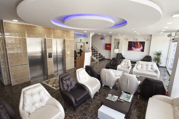 Lobby sitting area