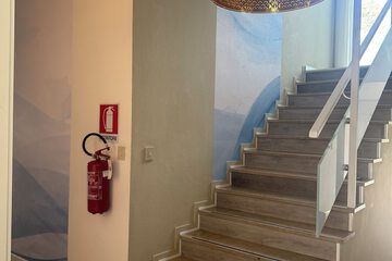 Handrails in stairways