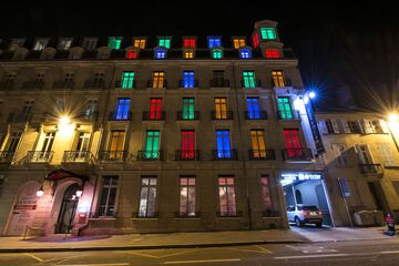 Front of property - evening/night