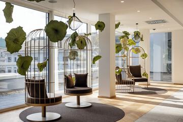 Lobby sitting area