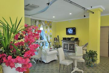 Lobby sitting area
