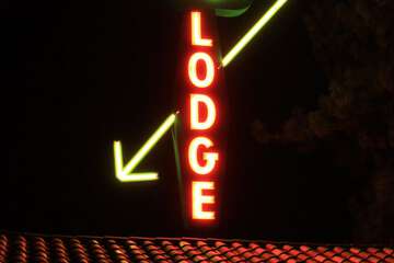 Front of property - evening/night