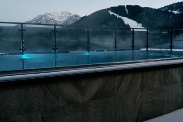 Rooftop pool