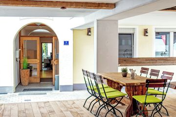 Interior entrance