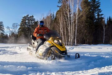 Snowmobiling
