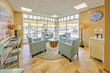 Lobby sitting area