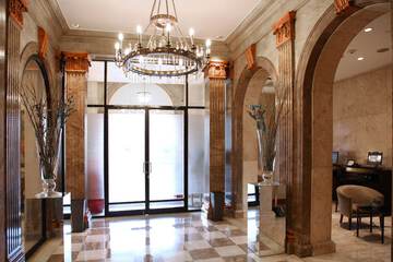 Interior entrance