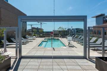Rooftop pool