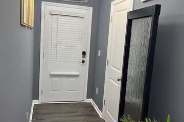 Interior entrance
