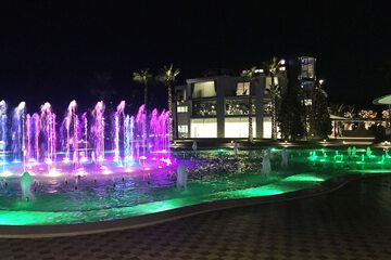 Outdoor wedding area
