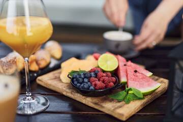 Breakfast buffet