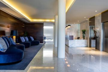 Lobby sitting area