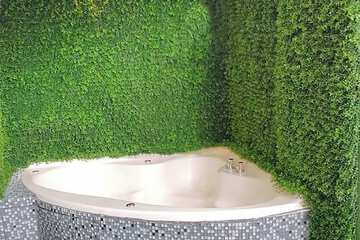 Private spa tub