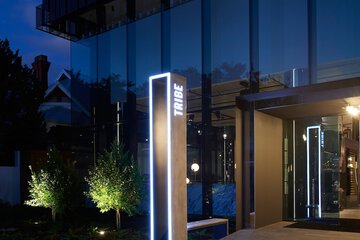 Front of property - evening/night