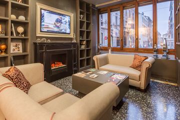 Lobby sitting area
